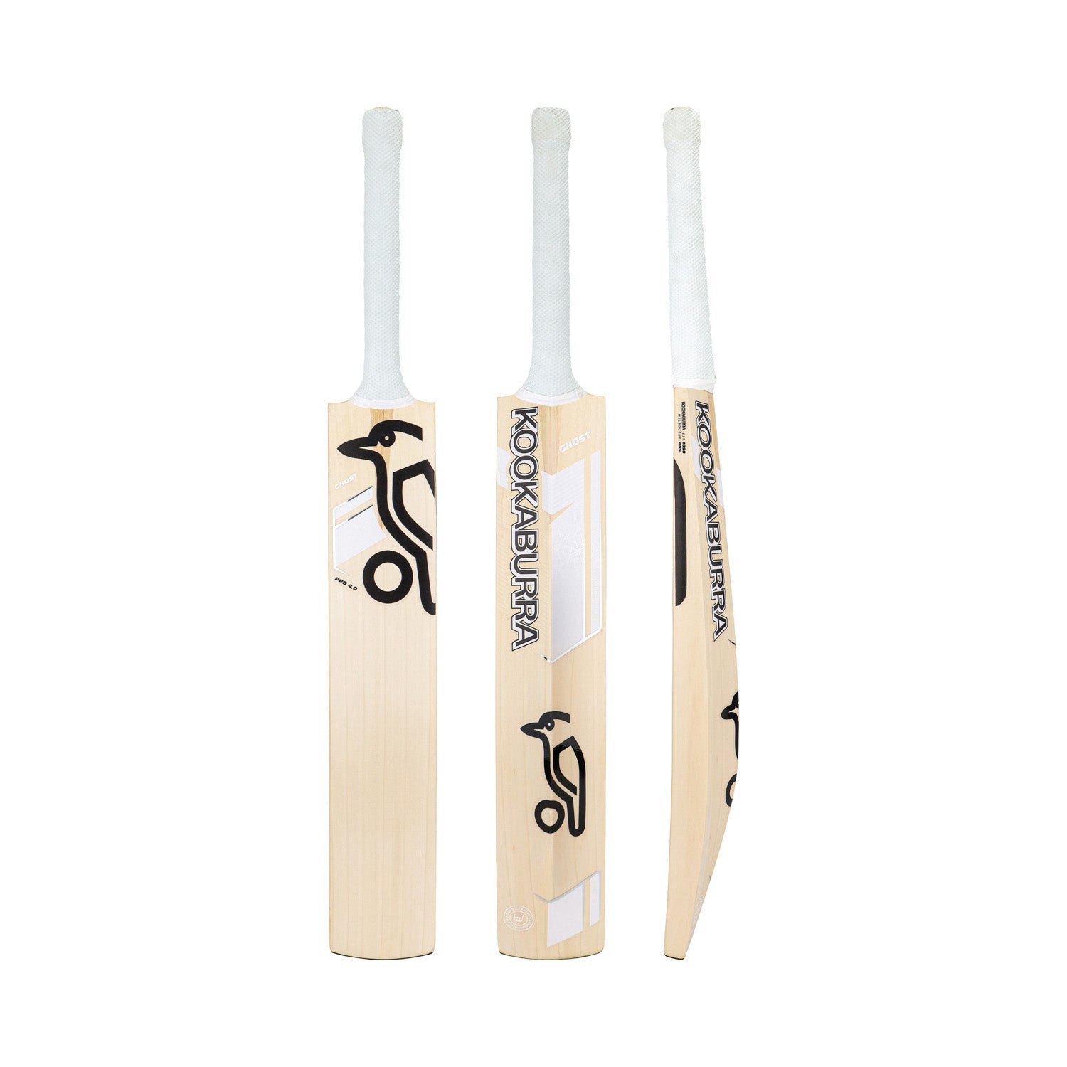 Kookaburra Ghost Pro 4.0 Cricket Bat - Adult Long Blade Long Handle