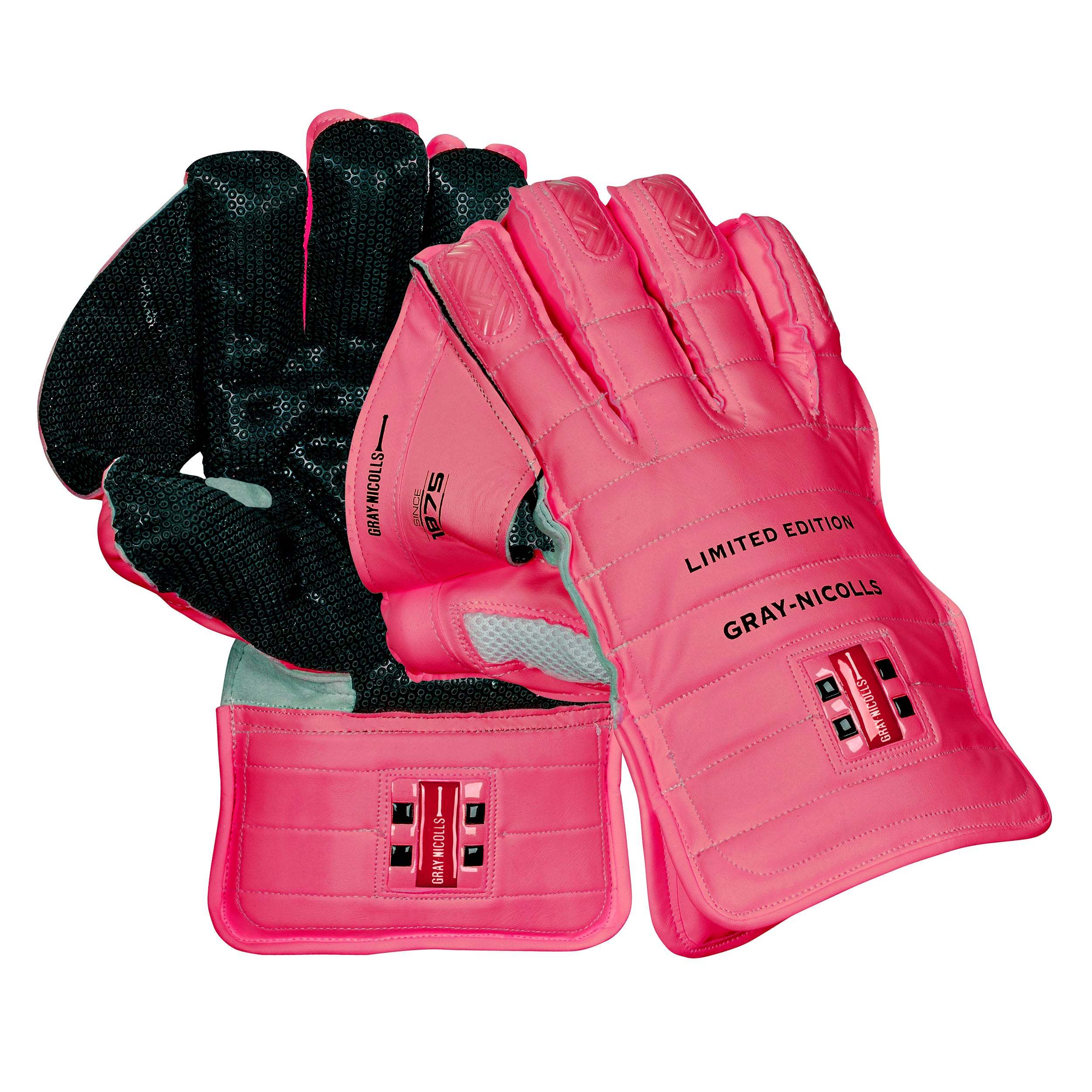 Gray Nicolls Limited Edition Pink Wicket Keeping Gloves - Youth