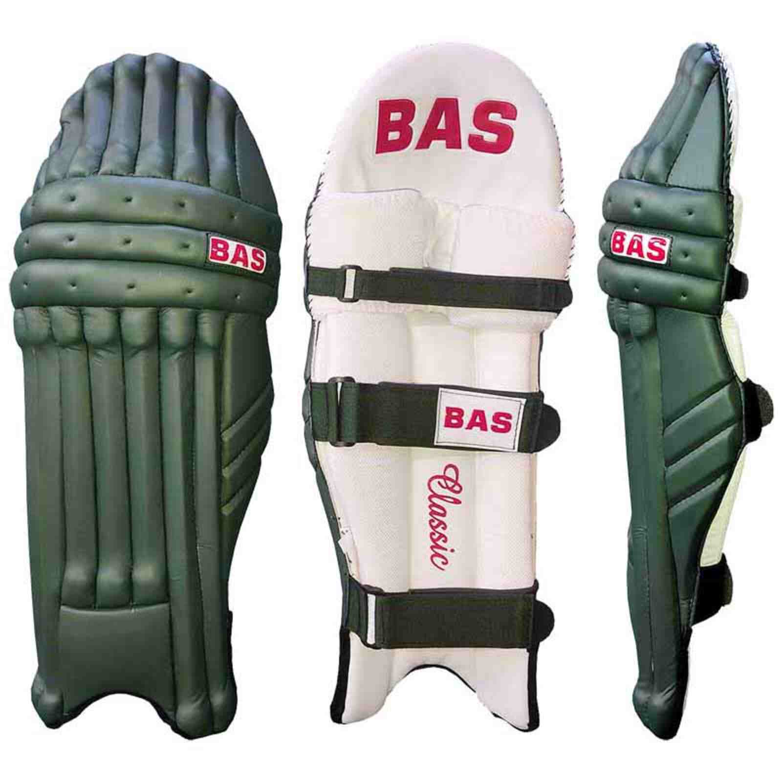 BAS Vintage Classic Green Batting Pads - Senior