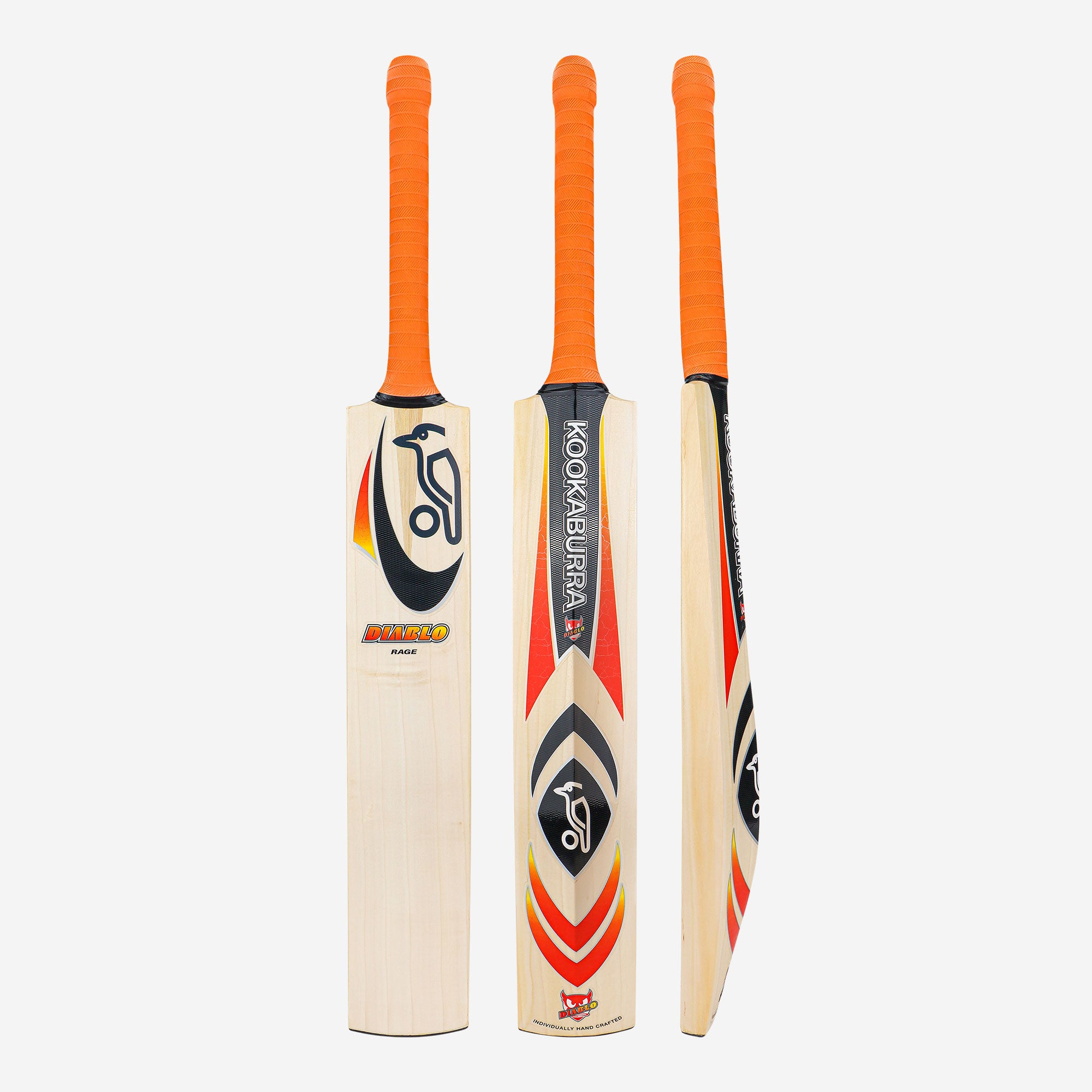 Kookaburra Retro Diablo Rage Cricket Bat - Senior Long Blade