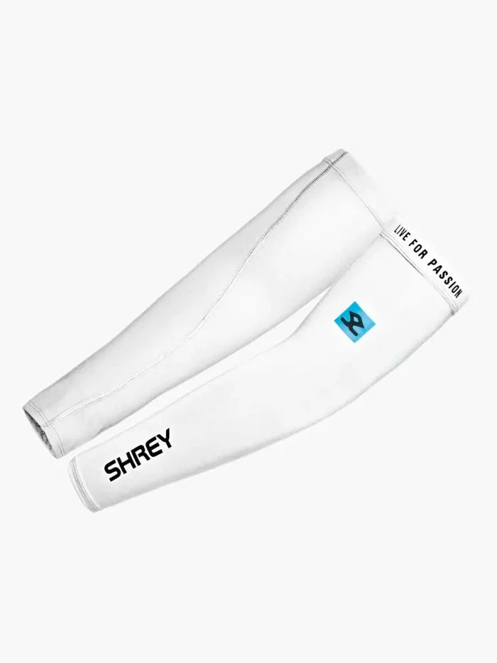 Shrey Intense Baselayer Cricket Arm Sleeves - White