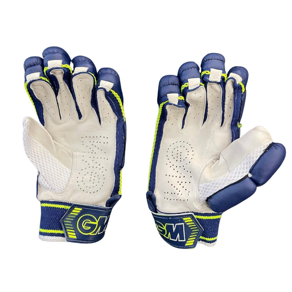 Gunn & Moore GM 606 Prima Navy Blue Batting Gloves Senior Sturdy Sports