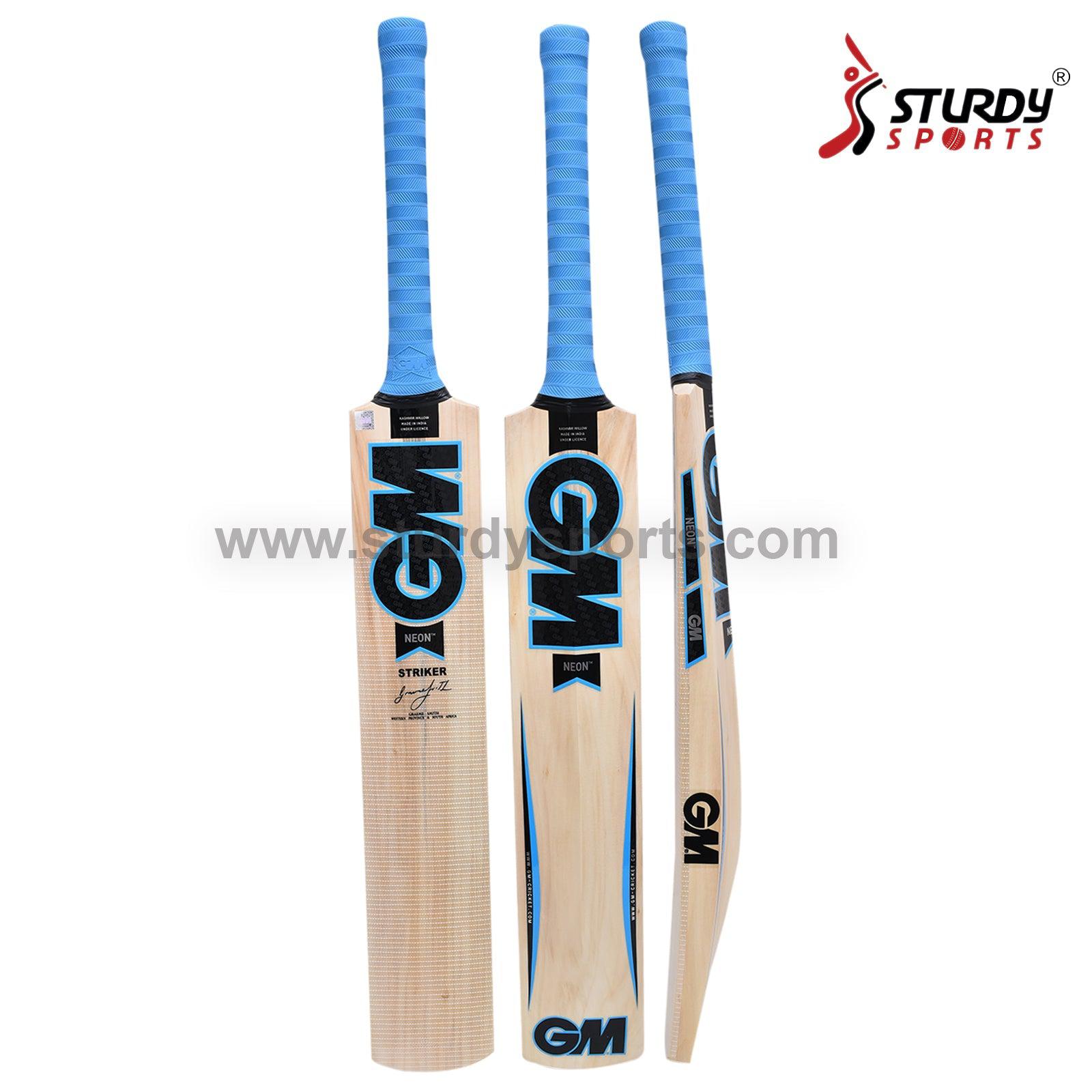 Gunn & Moore GM Neon Striker Kashmiri Willow Cricket Bat - Size 5