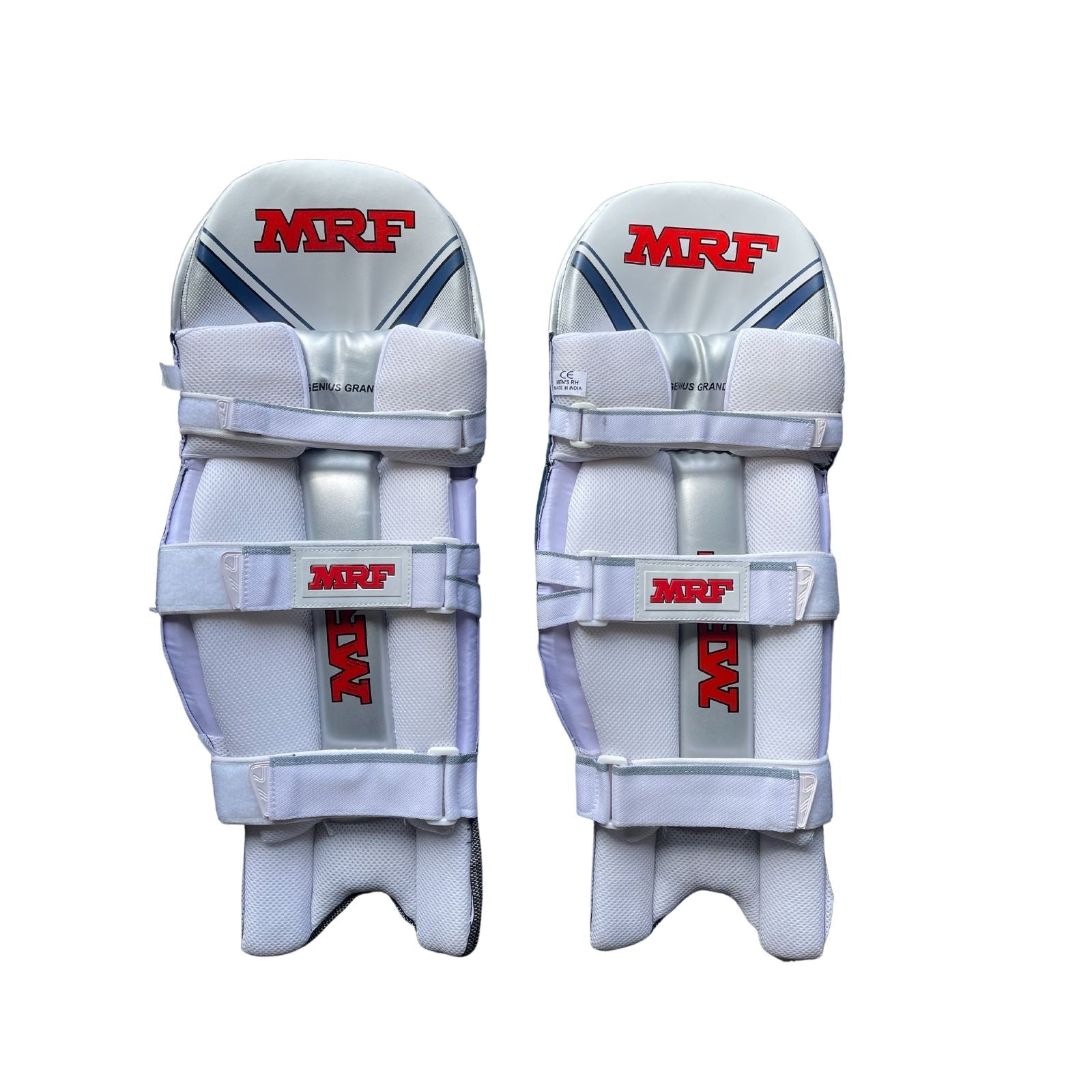 MRF Genius Grand Coloured Batting Pads - Navy Blue