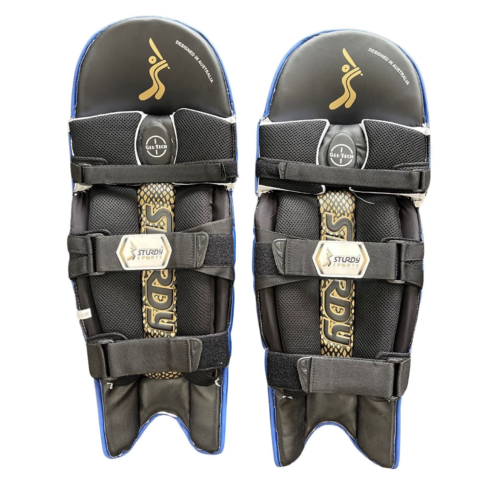 Sturdy Beast Coloured Batting Cricket Pads - Senior Royal Blue