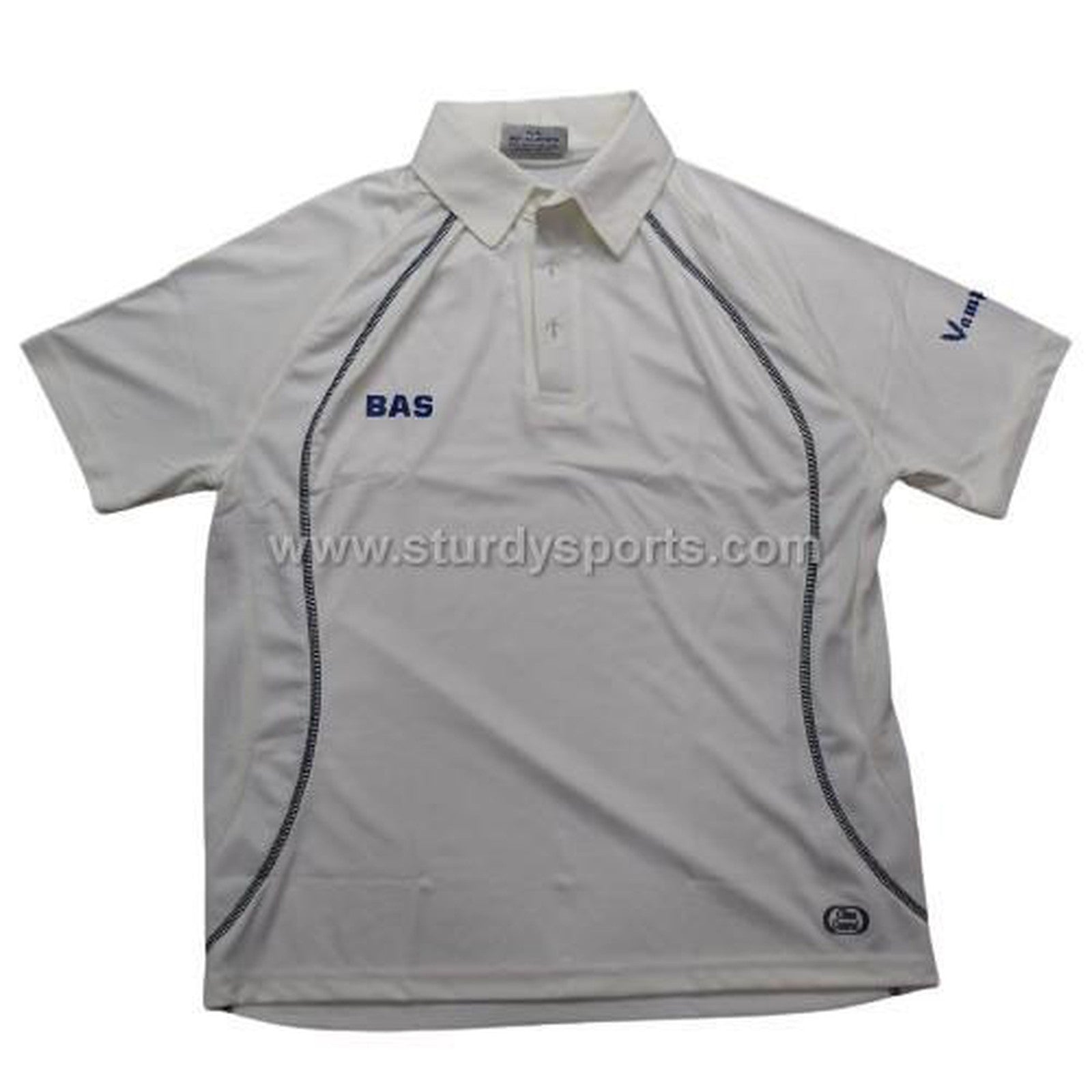 BAS Cream Short Sleeve Shirt (Mens)