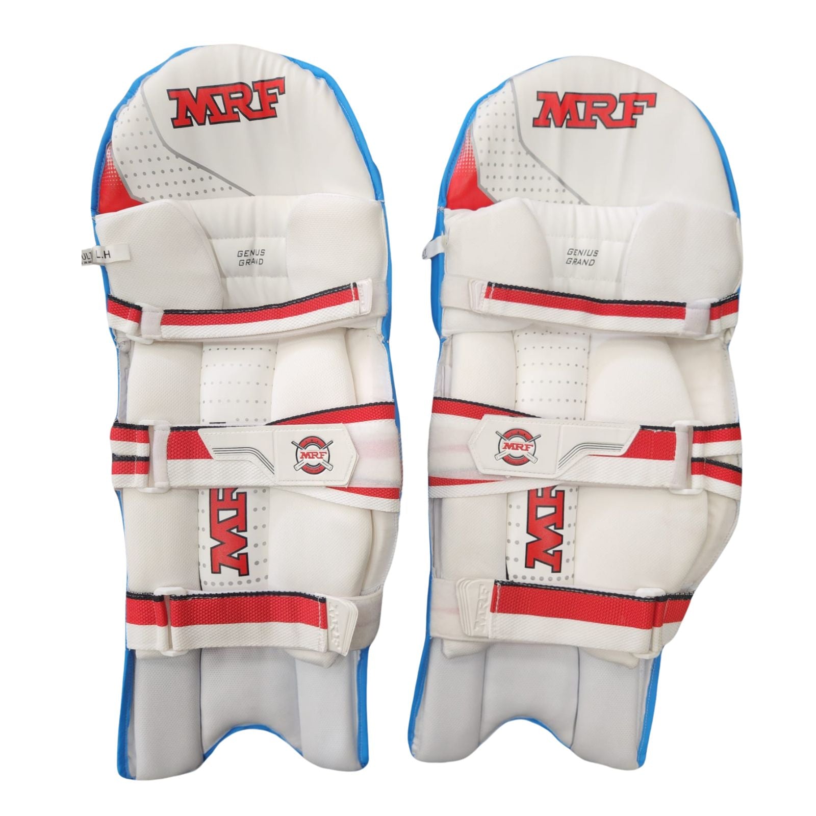 MRF Genius Grand Batting Pads - Sky Blue Senior