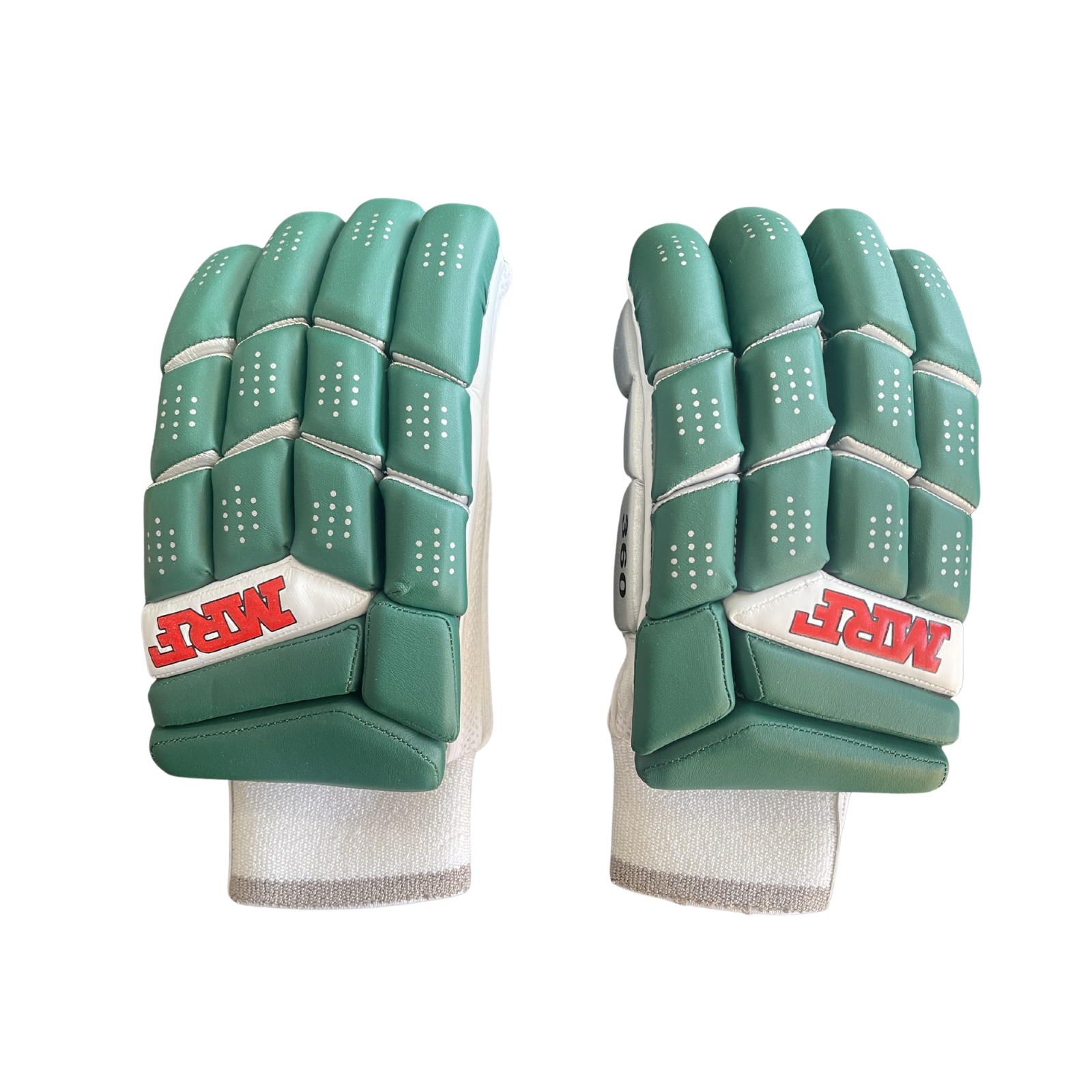 MRF 360 Coloured Batting Gloves - Bottle Green
