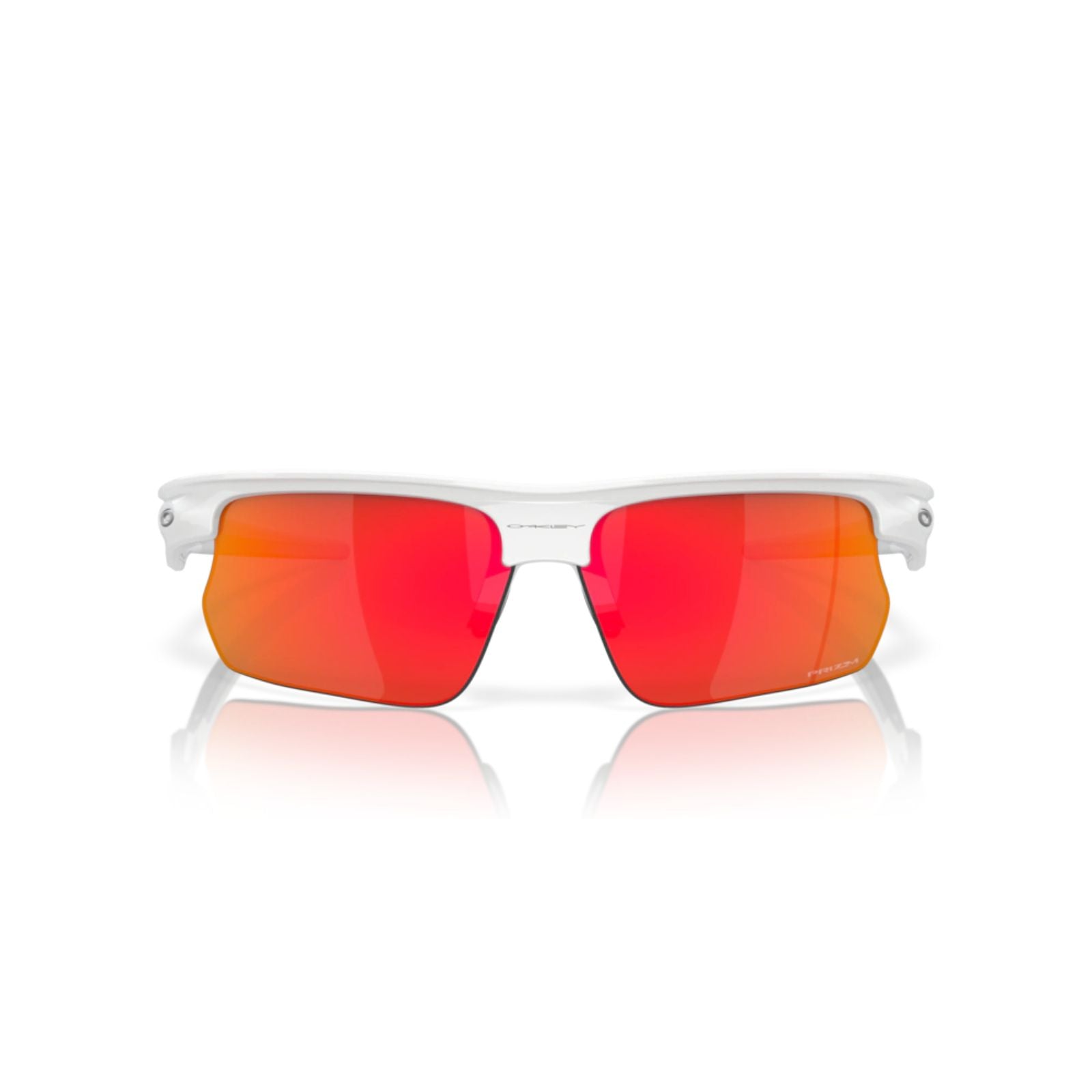 Oakley Bisphaera Polished White - Prizm Ruby Sunglasses