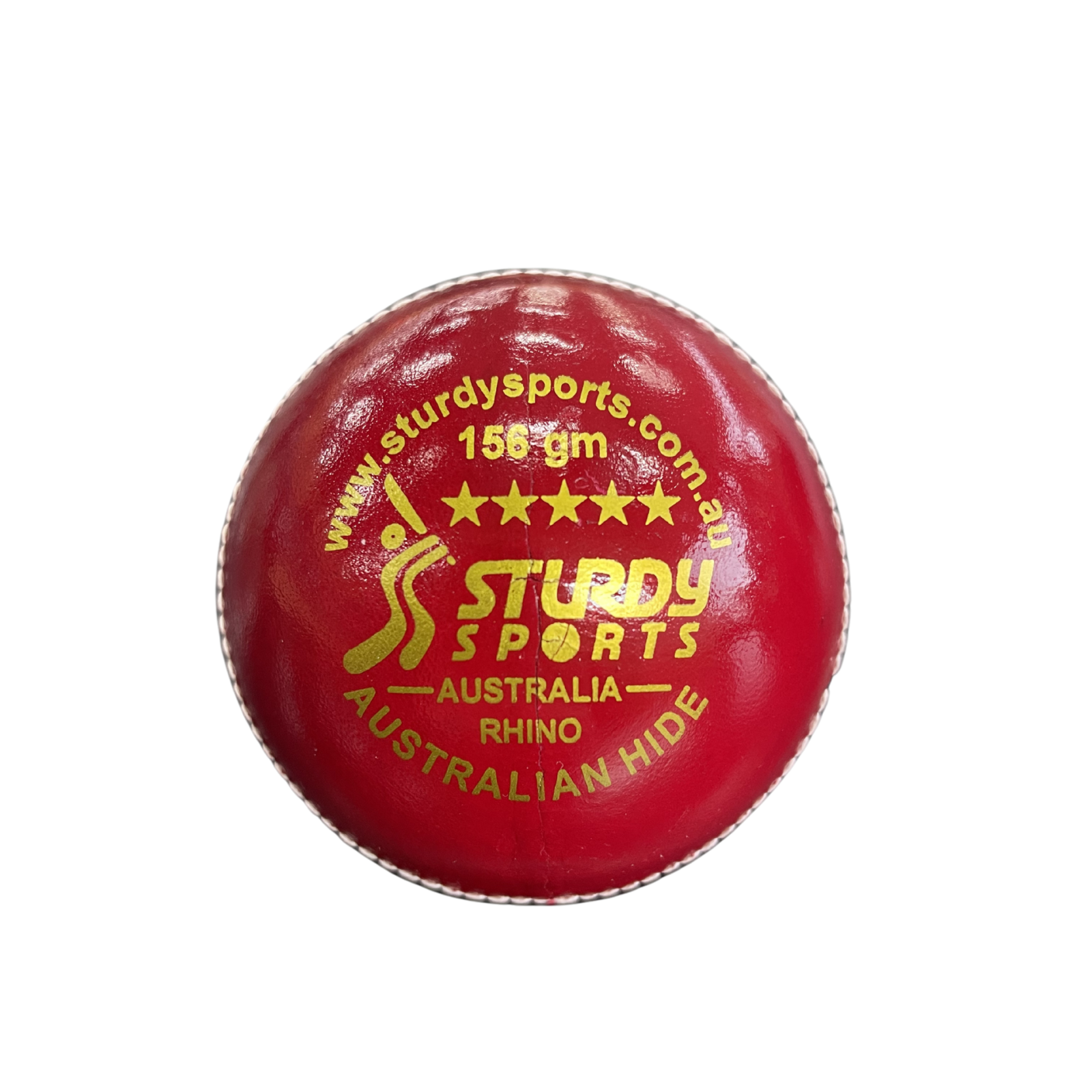Sturdy Rhino Red - 4 Piece Cricket Ball