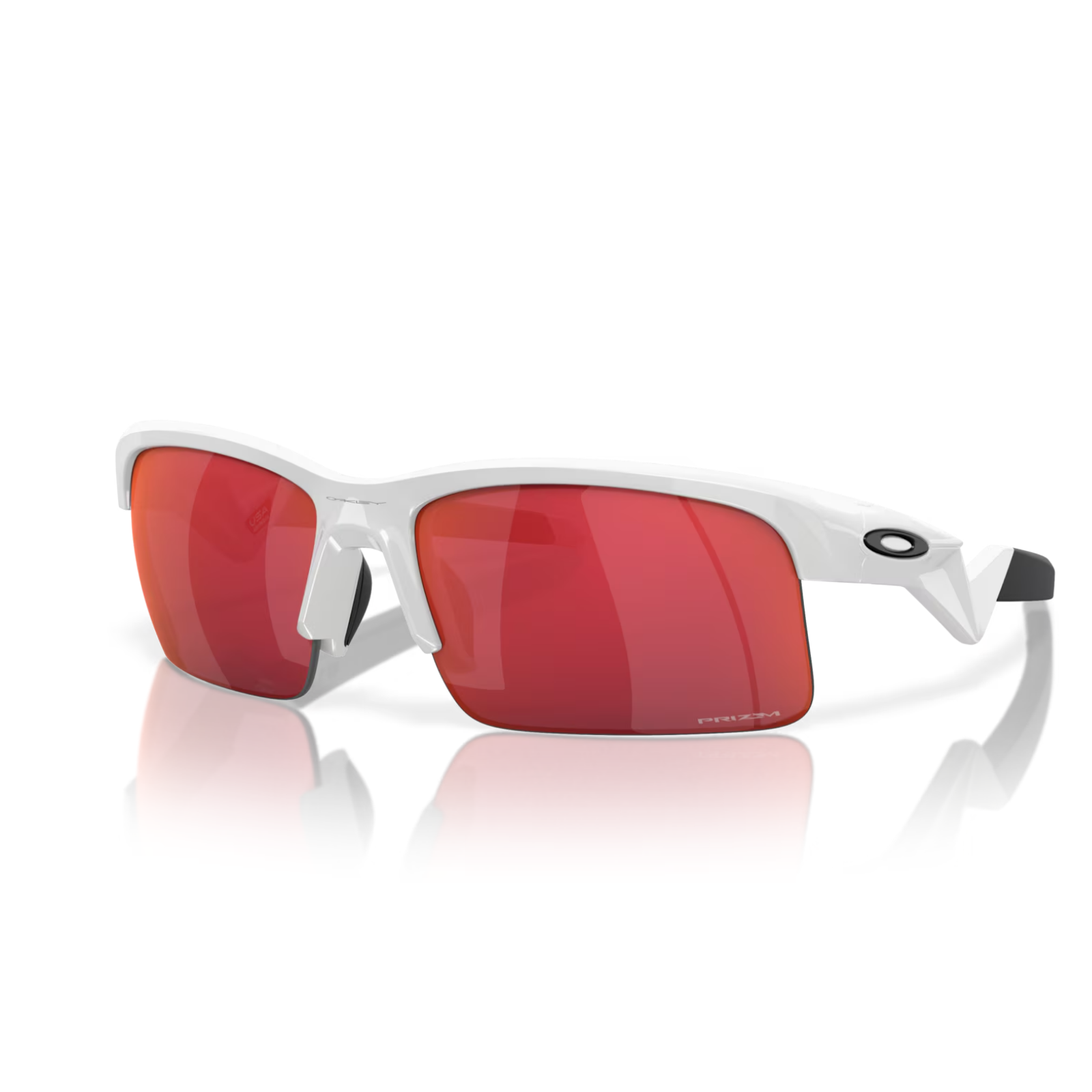 Oakley Capacitor (Youth Fit) Polished White - Prizm Field Sunglasses