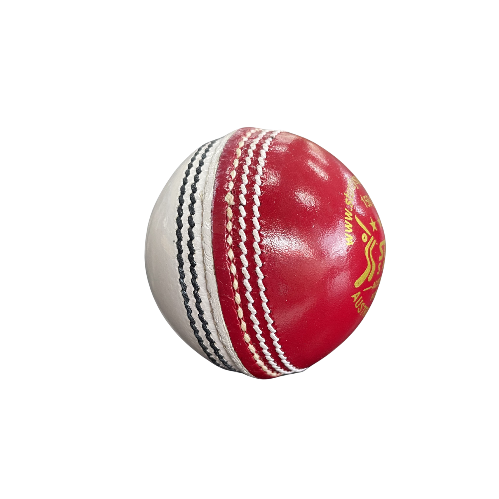Sturdy Komodo Red White 2 Piece Cricket Ball - Senior