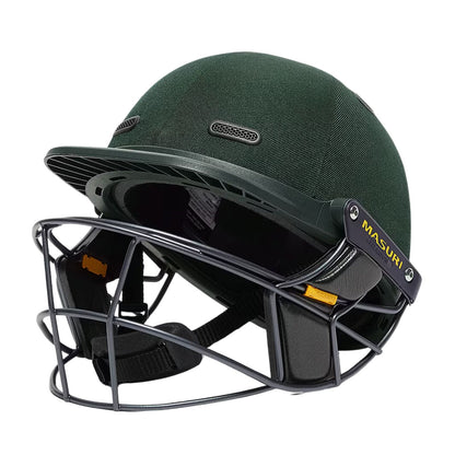 Masuri E Line Titanium Green Cricket Helmet - Senior