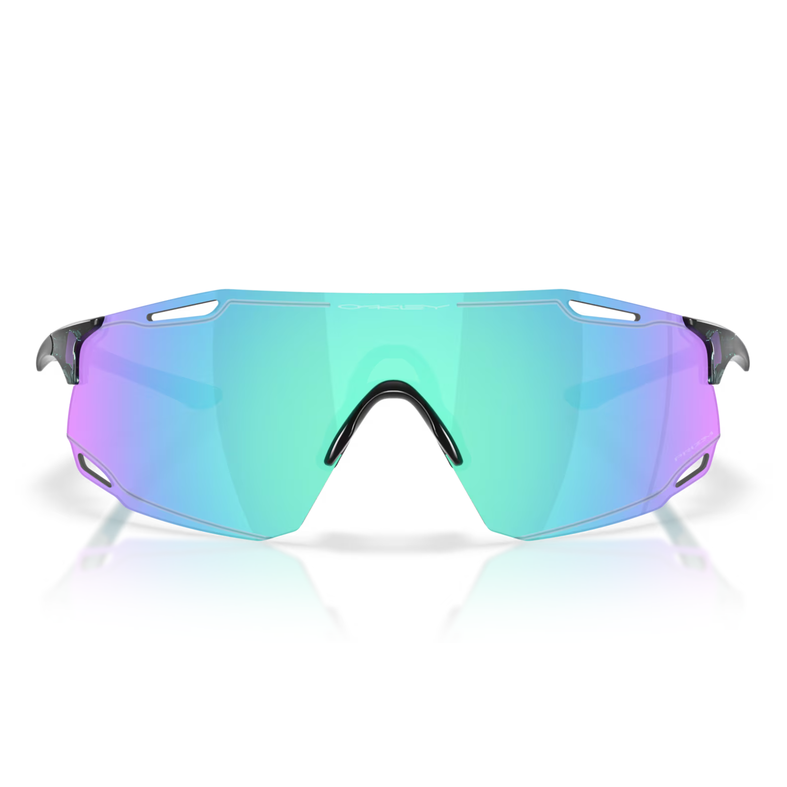 Oakley CYBR DYNO Polished Black - Prizm Sapphire Sunglasses
