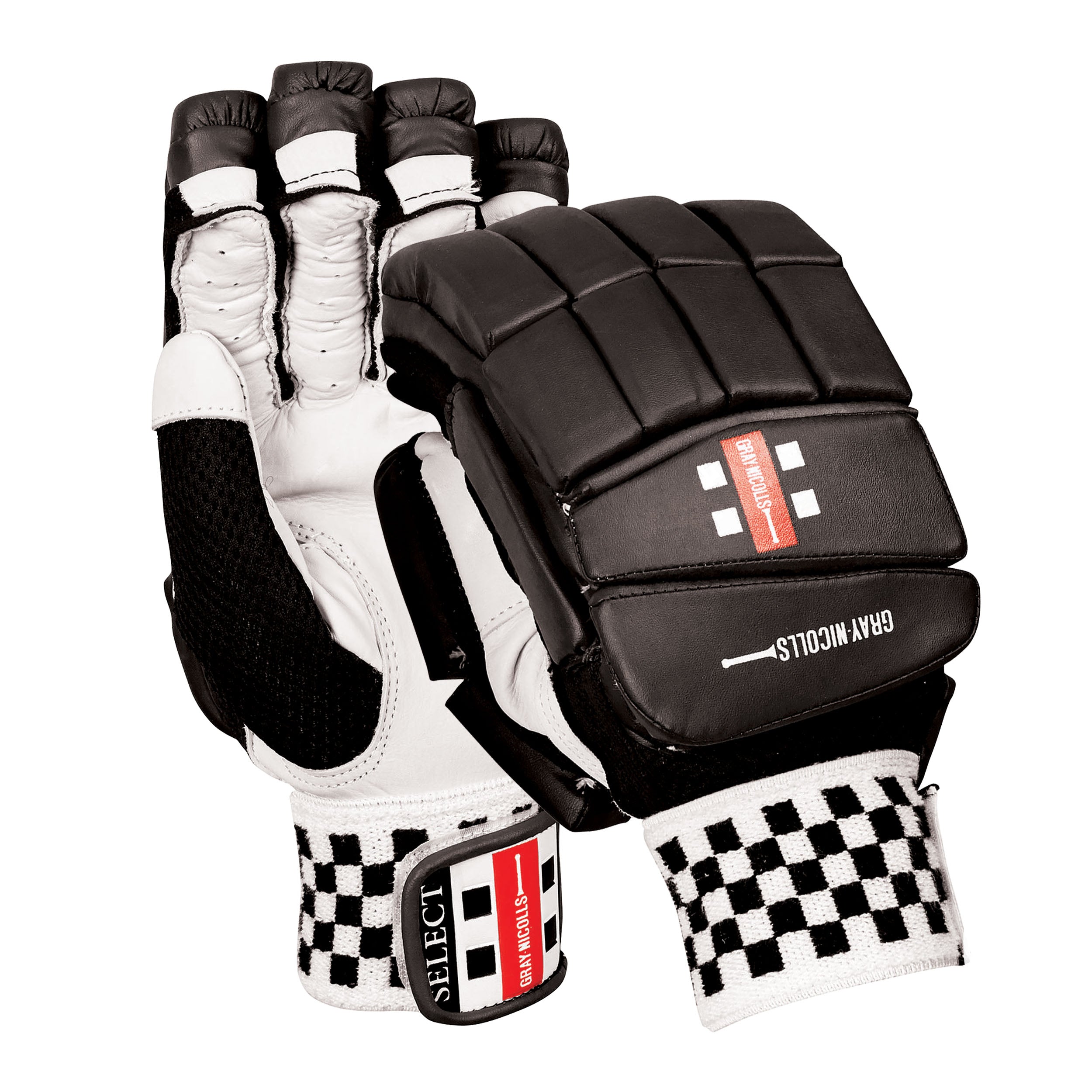 Gray Nicolls Select Cricket Batting Gloves - Senior Black