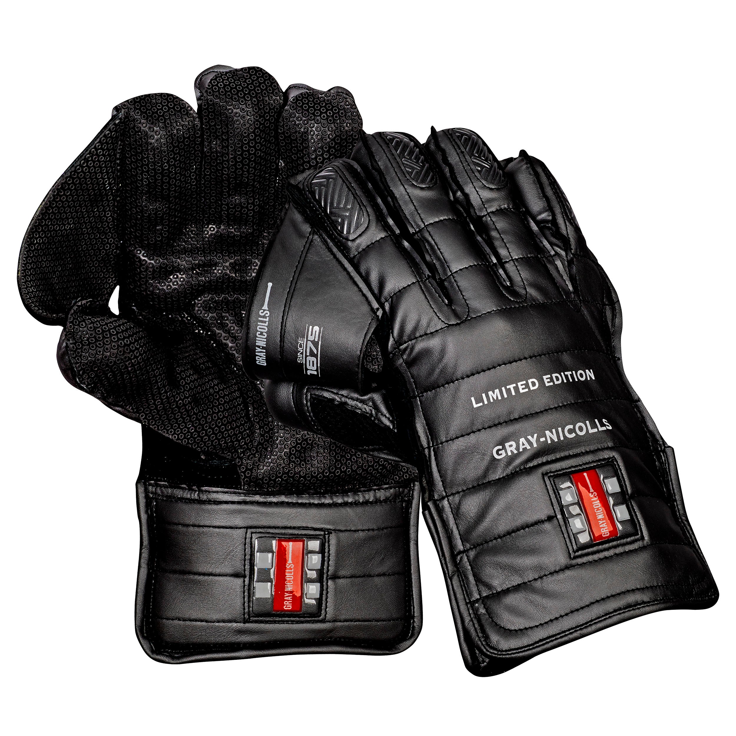 Gray Nicolls Limited Edition Charcoal Wicket Keeping Gloves - Youth