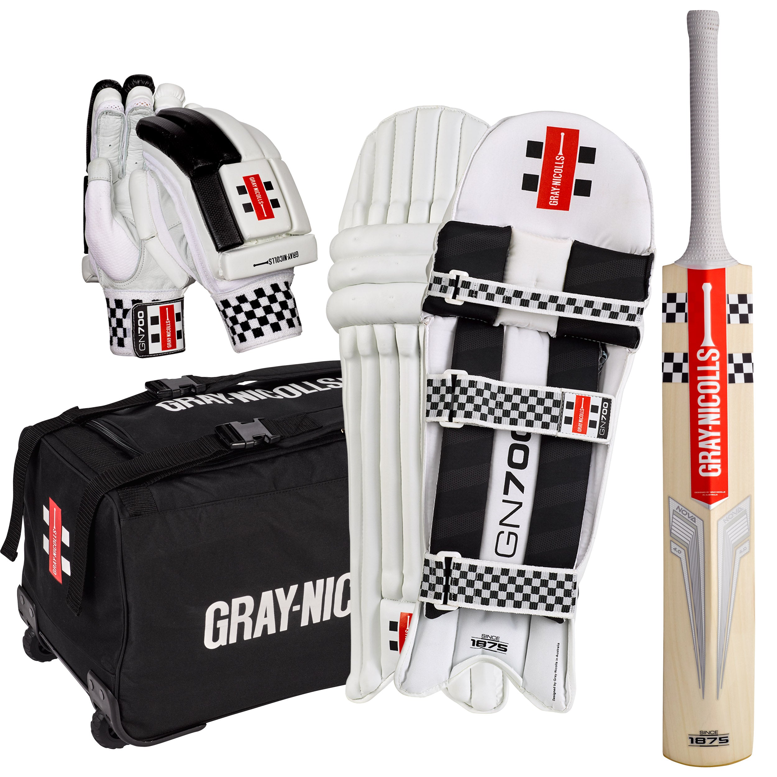 Gray Nicolls Nova 4.0 English Willow Cricket Set -Junior