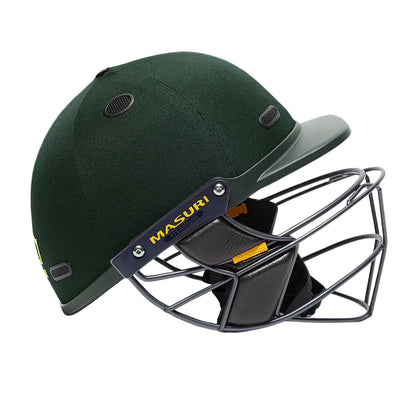 Masuri E Line Titanium Green Cricket Helmet - Senior