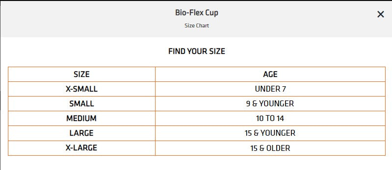 Shock Doctor Bio Flex Cup - Teen