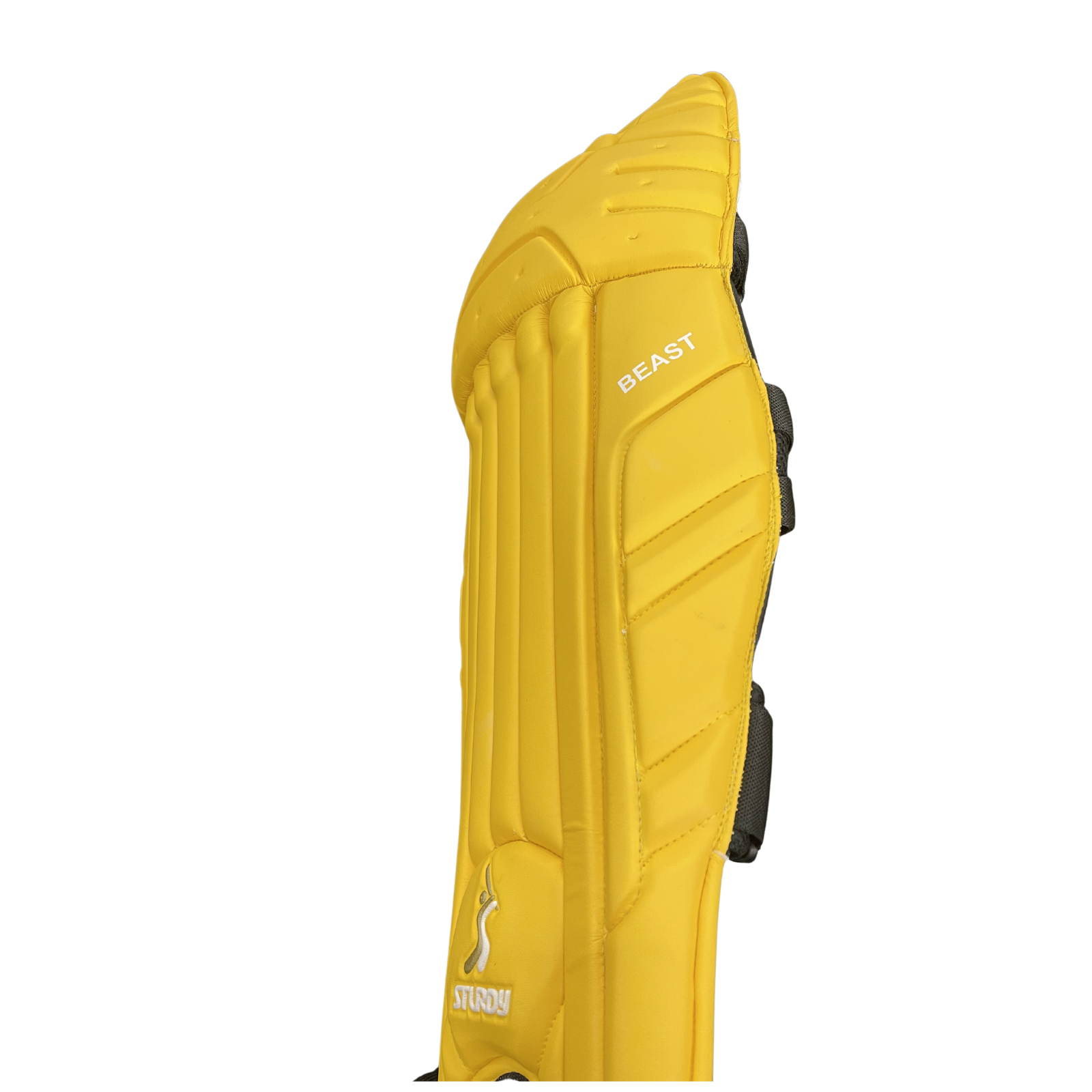 Sturdy Beast Coloured Cricket Batting Legguard - Adult Yellow