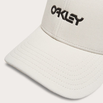 Oakley 6 Panel Stretch Metallic Hat - Mist Black