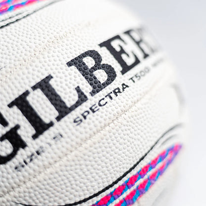 Gilbert Spectra T500 White Netball - Size 5