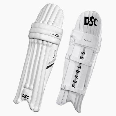 DSC Blak Junior Batting Leg Guard - 2XS Junior