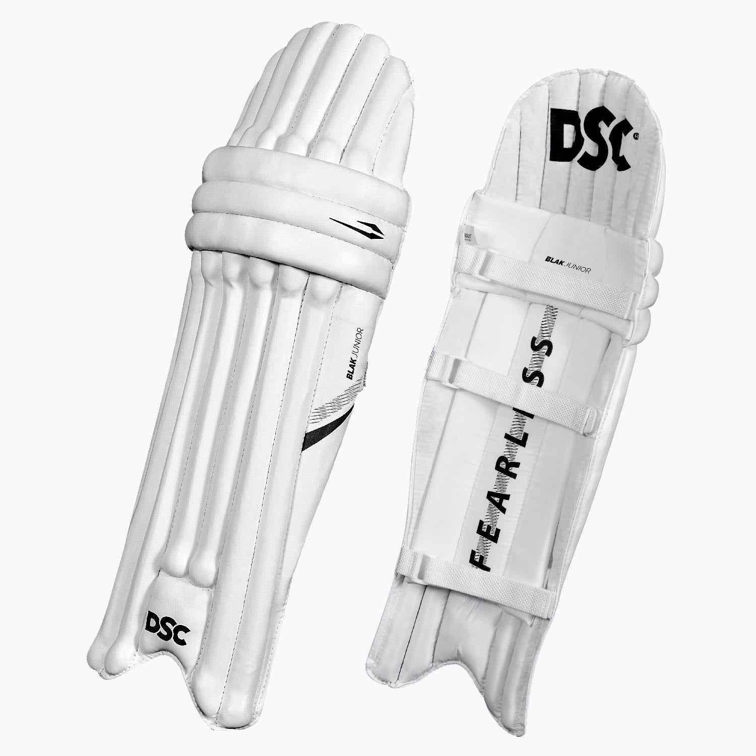 DSC Blak Junior Batting Leg Guard - XS Junior