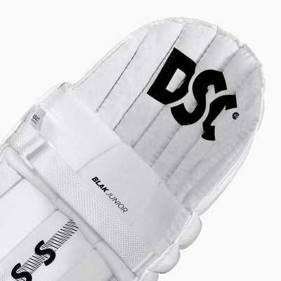 DSC Blak Junior Batting Leg Guard - Small Junior