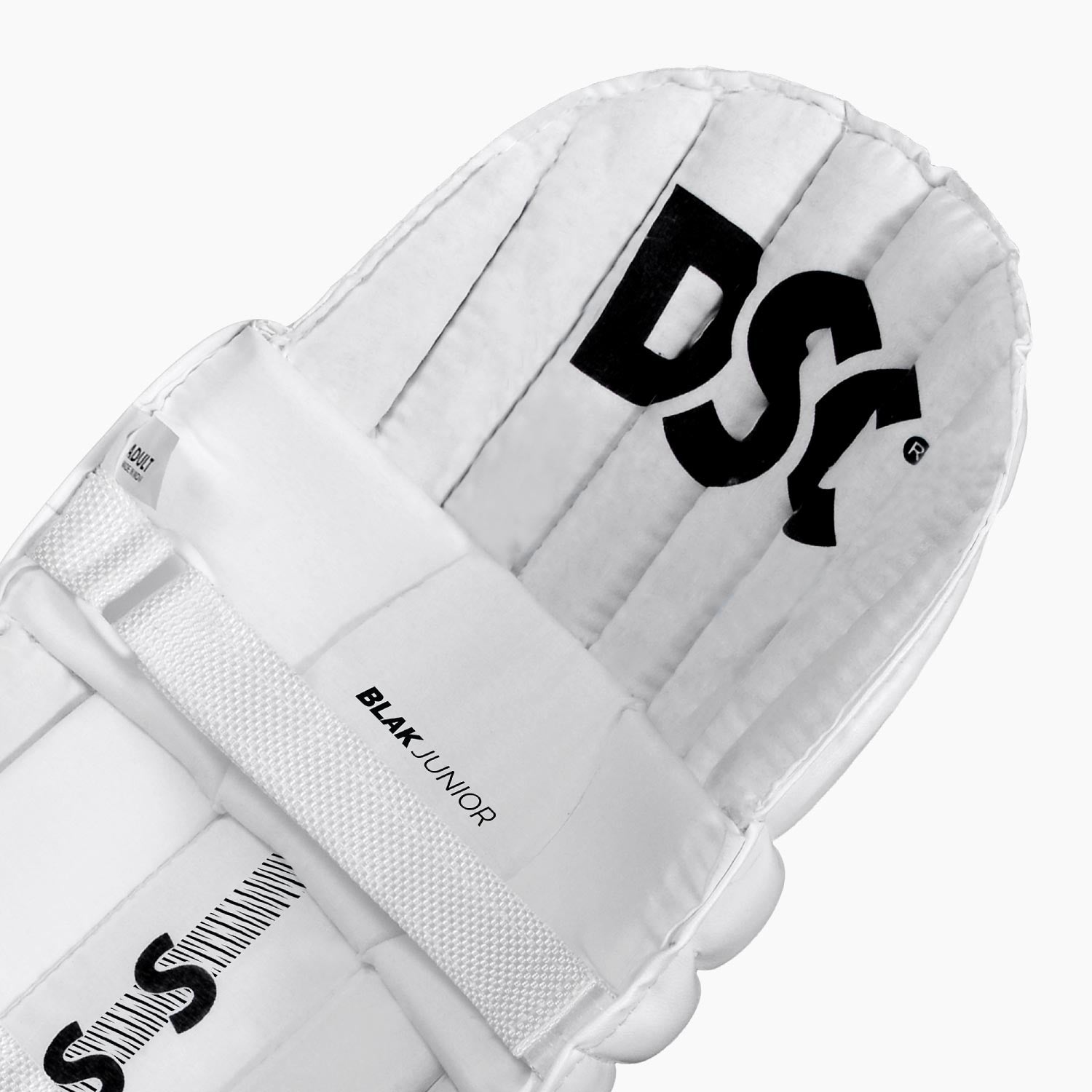 DSC Blak Junior Batting Leg Guard - XS Junior