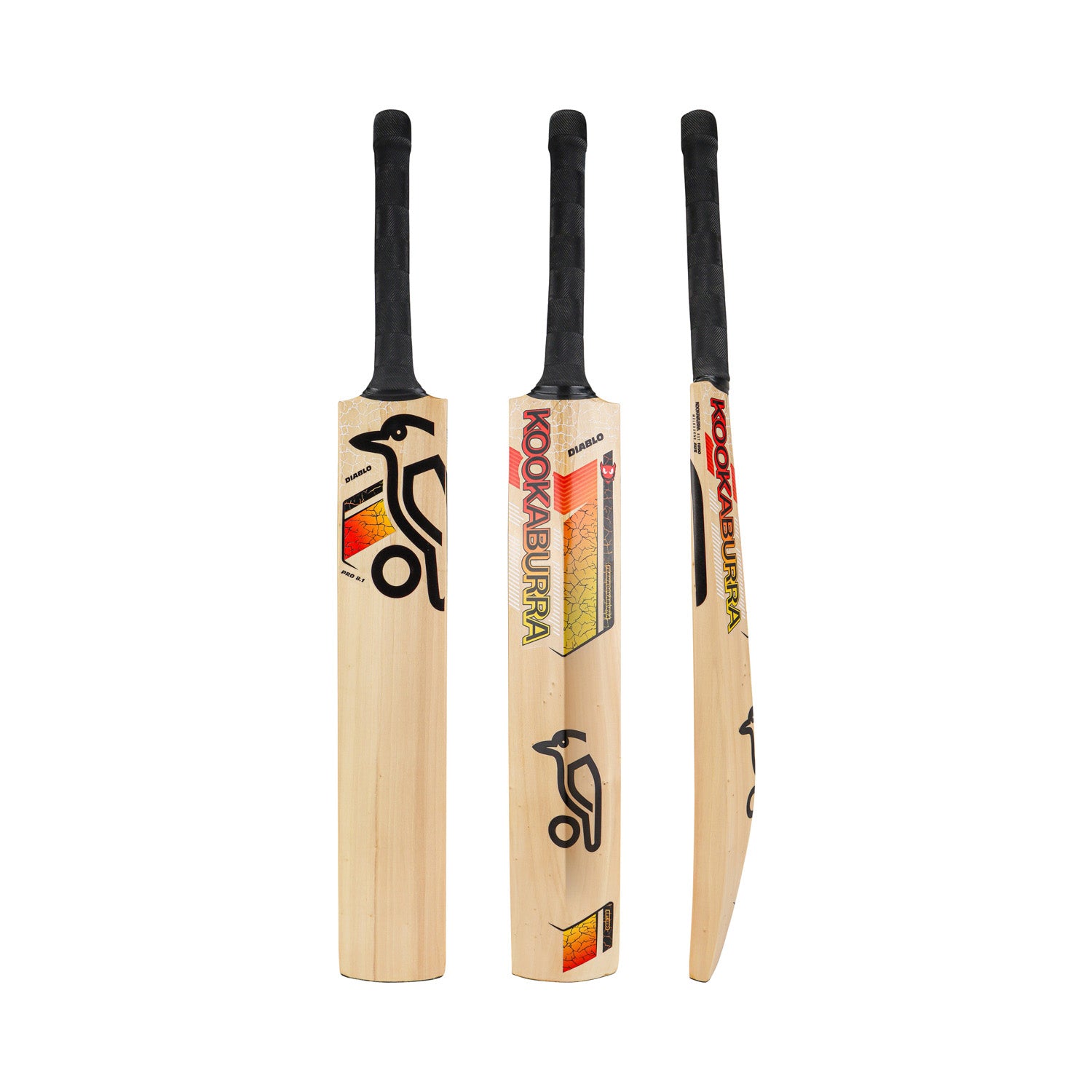 Kookaburra Diablo Pro 8.1 Kashmiri Willow Junior Cricket Bat - Harrow