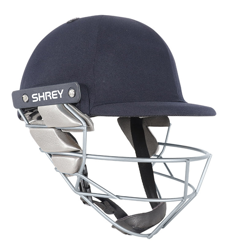 Shrey Performance Wicket Keeping Cricket Helmet - Navy Senior