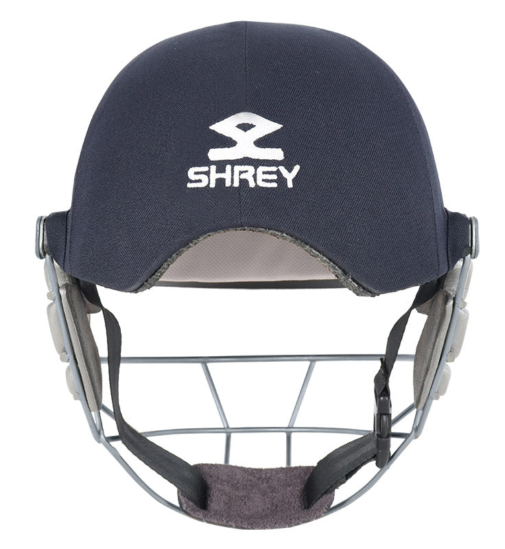 Shrey Performance Wicket Keeping Cricket Helmet - Navy Youth