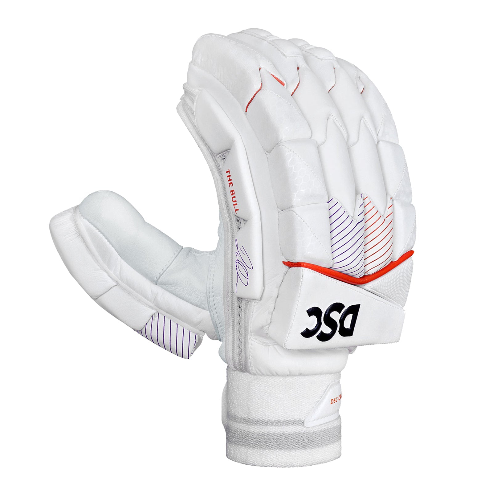 DSC The Bull Autograph Batting Gloves - Senior