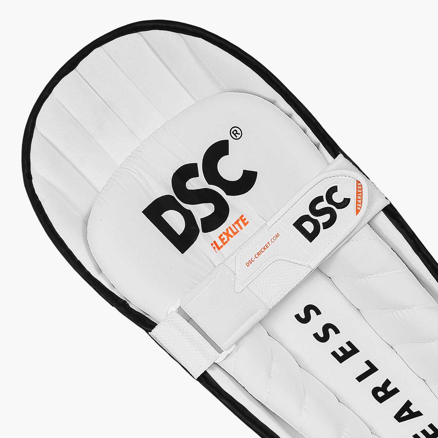 DSC Flexlite Batting Leg Guard - Adult Green