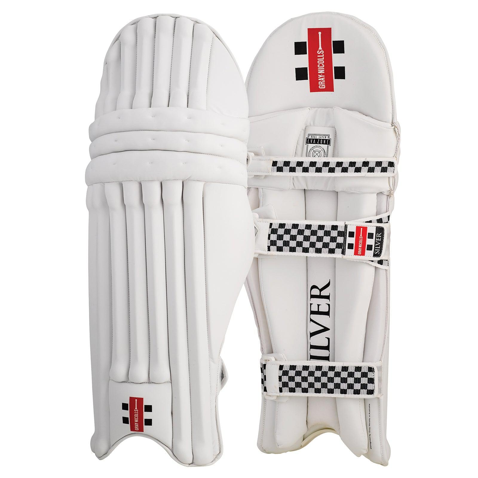 Gray Nicolls Silver Batting Pads - Small Adult