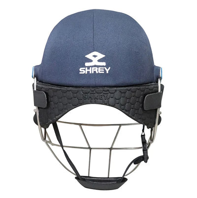 Shrey Classic 2.0 Helmet With Adjustment Dial & Neck Guard - Navy Blue Senior