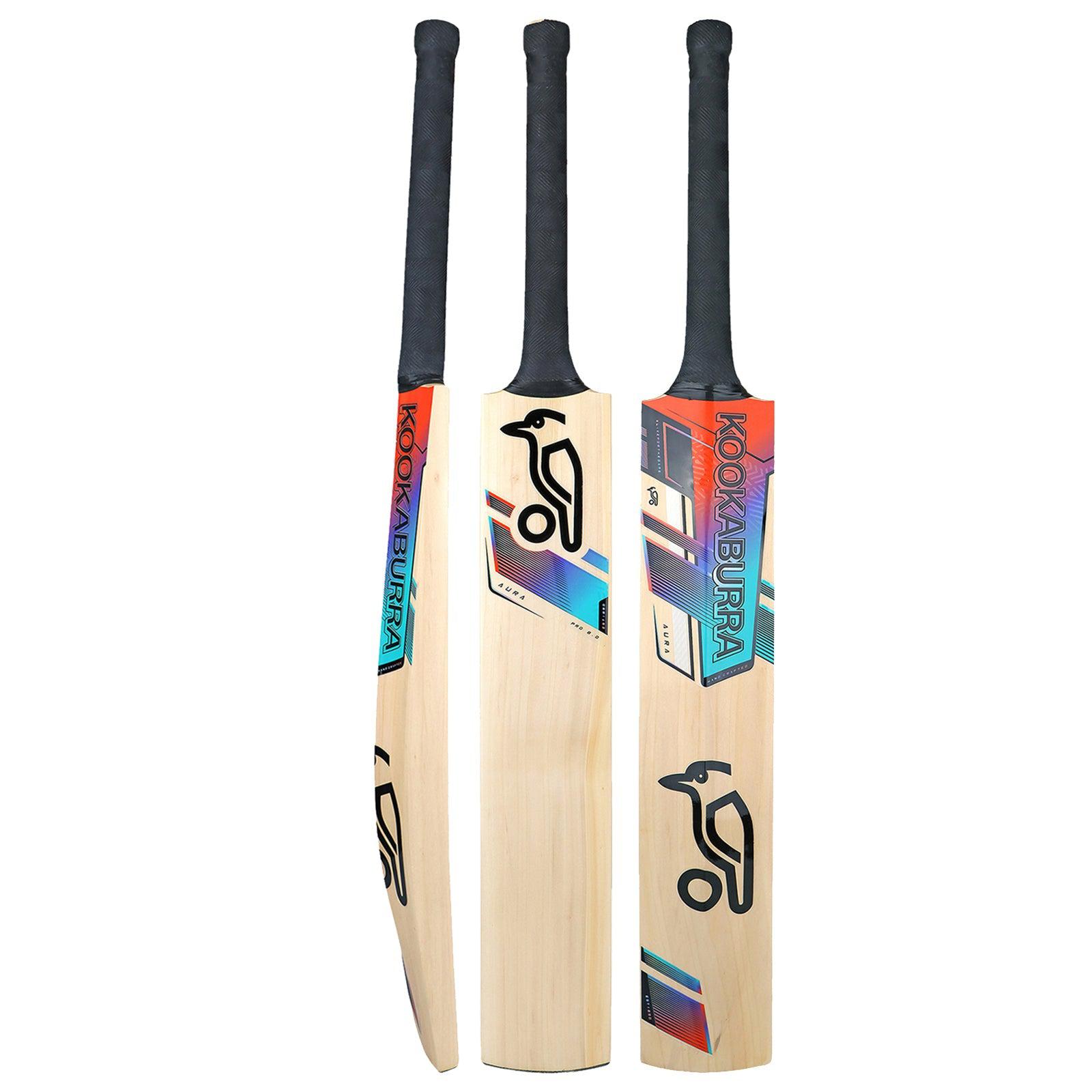 Kookaburra Aura Pro 8.0 Kashmir Willow Cricket Bat - Harrow