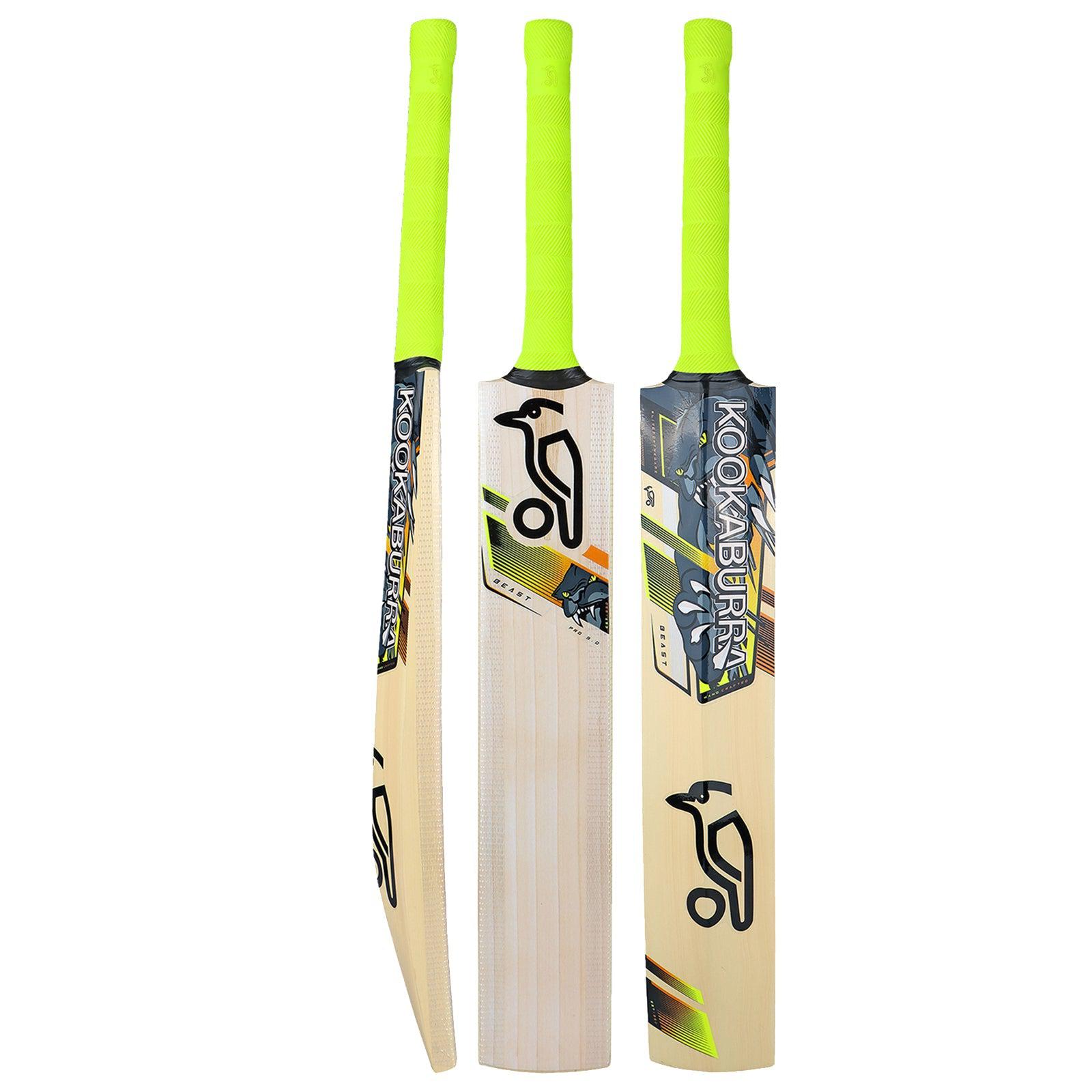 Kookaburra Beast Pro 9.0 Kashmir Willow Cricket Bat - Size 1