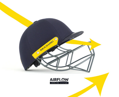 Masuri C Line Plus Steel Grille Cricket Helmet - Senior Navy