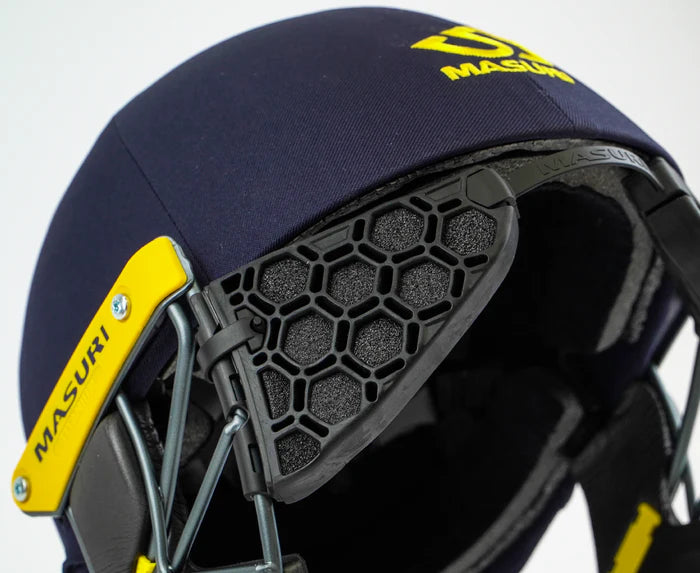 Masuri T Line Titanium Grille Cricket Helmet - Senior Navy