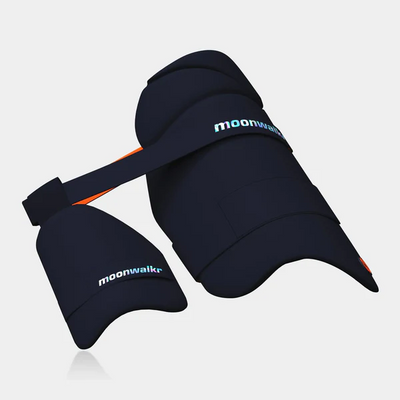 MoonWalkr 2.0 Cricket Combo Thigh Guard - Medium Navy