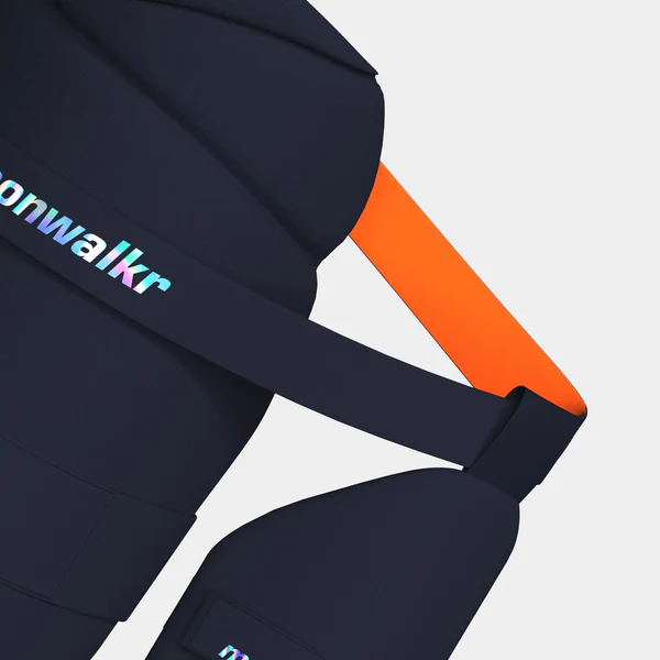 MoonWalkr 2.0 Cricket Combo Thigh Guard - Small Navy