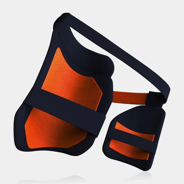 MoonWalkr 2.0 Cricket Combo Thigh Guard - Small Navy