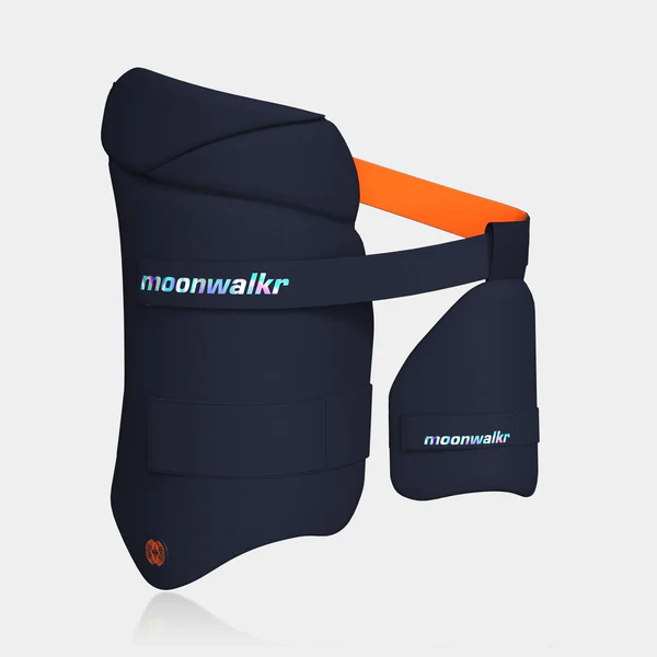 MoonWalkr 2.0 Cricket Combo Thigh Guard - Small Navy