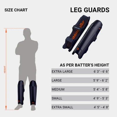 Moonwalkr 2.0 Cricket Batting Legguard - XS Navy