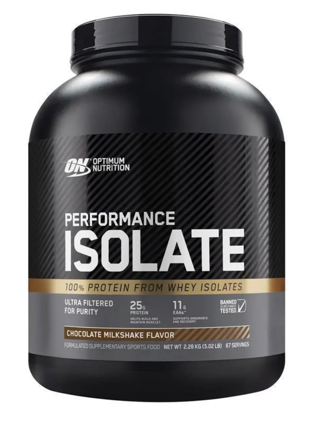 Optimum Nutrition Isolate Chocolate Milkshake 2.28kg