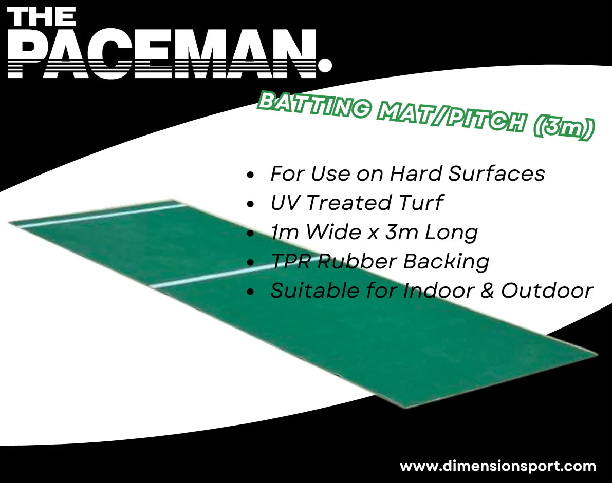 Paceman Batting Portable Pitch/Mat 3 Meter