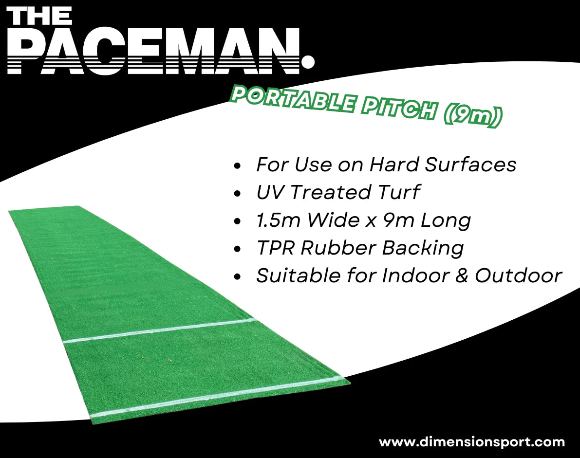 Paceman Batting Portable Pitch/Mat 9 Meter