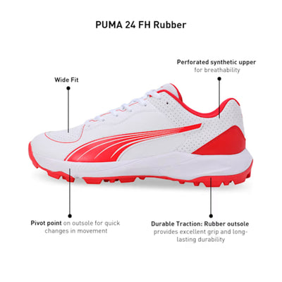 Puma 24FH Rubber Cricket Shoes - Senior